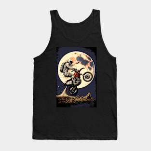 Dirt bike jump on mars Tank Top